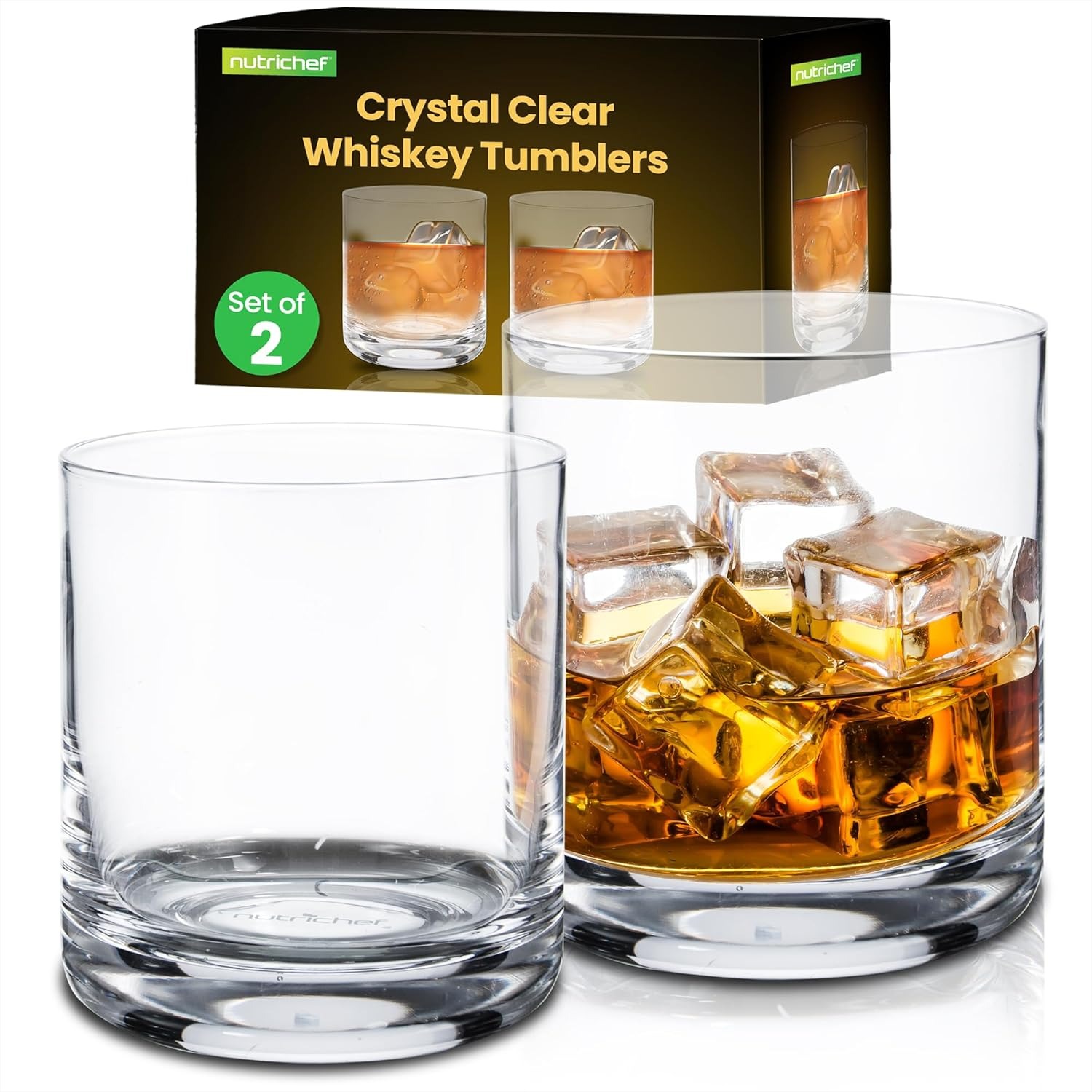 Old Fashioned Glass - Whiskey Glass Set of 2 –