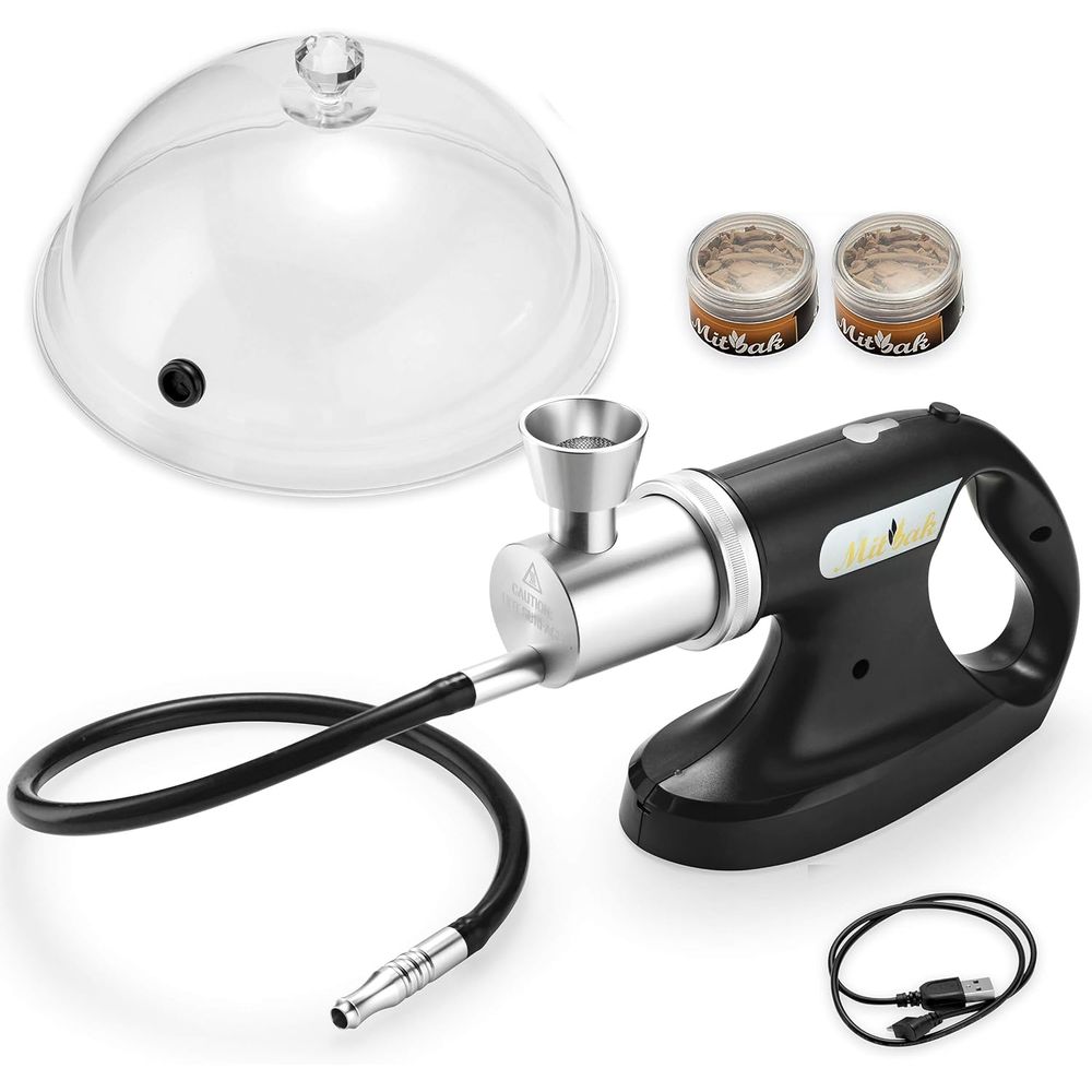 Portable Smoking Kit with Dome - Smoking Gun Kit review and price