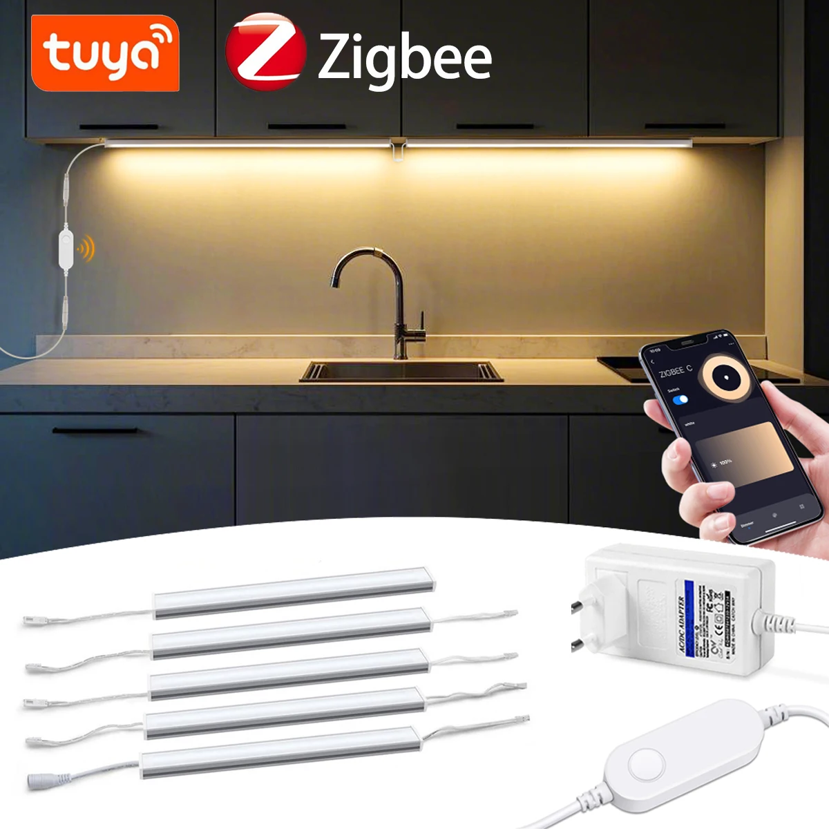 Smart Zigbee LED Lamp Under Ca - Home Bar And Cabinet review and price