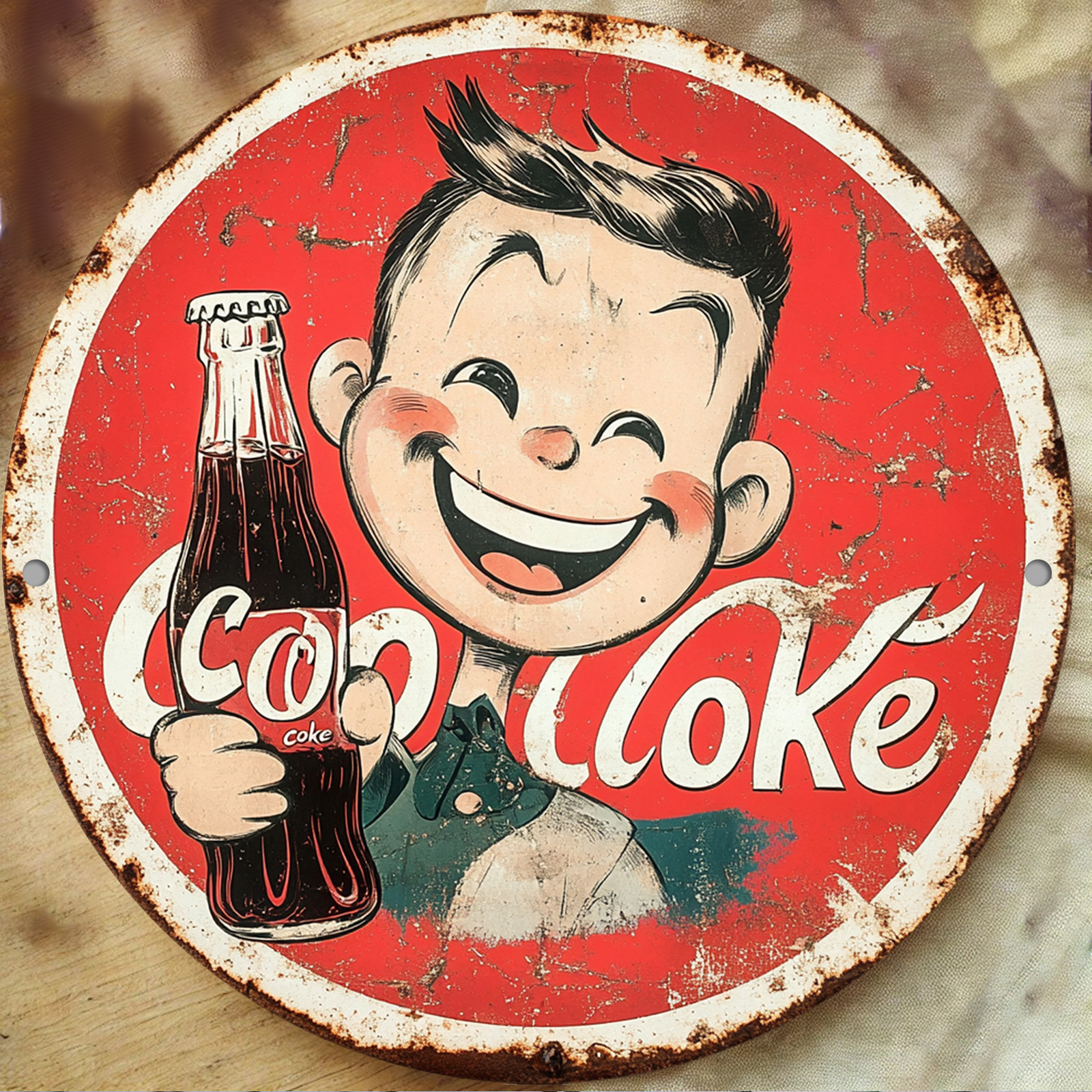 Vintage-Style Cola Advertiseme - Home Bar Cafe review and price