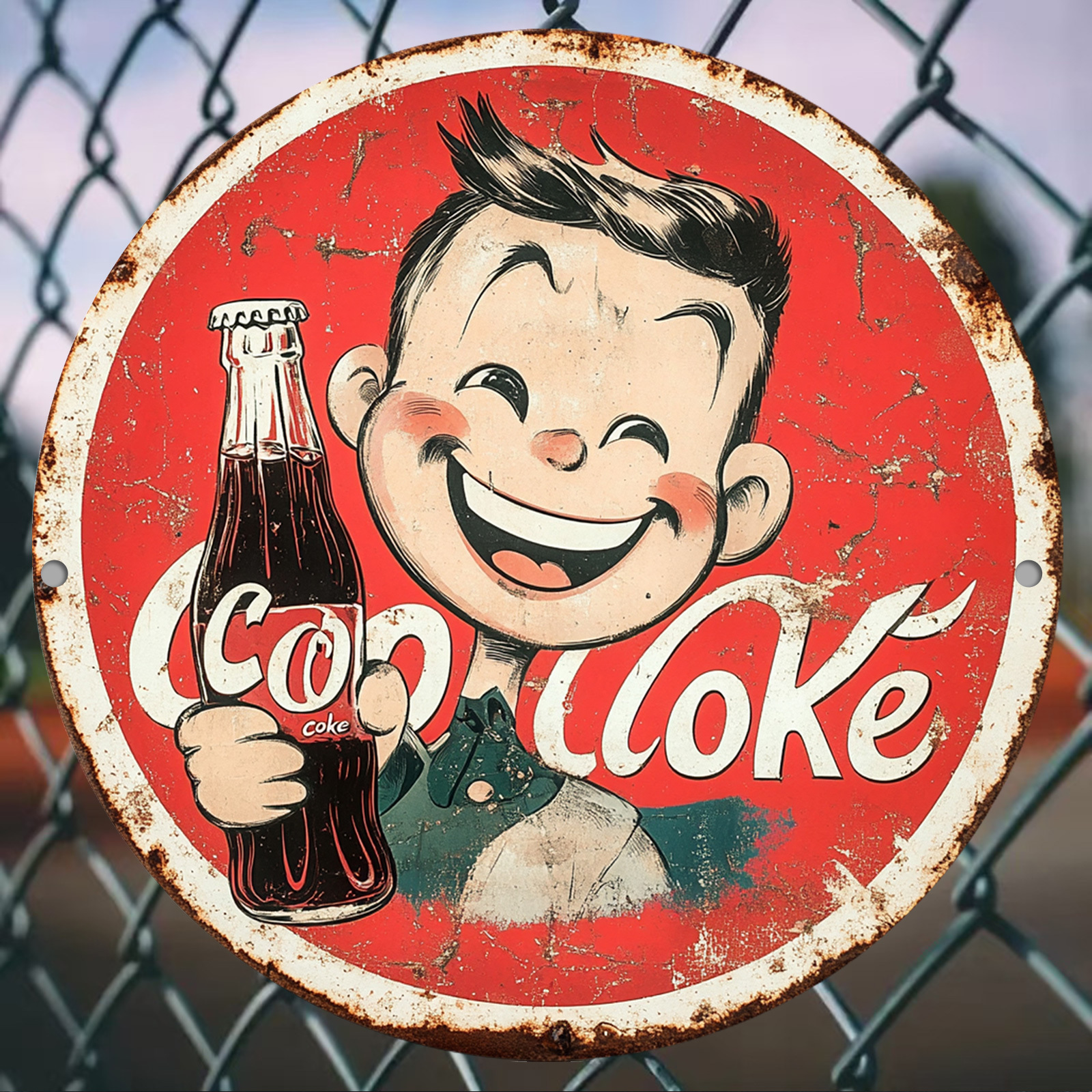 Vintage-Style Cola Advertiseme - Home Bar Cafe review and price