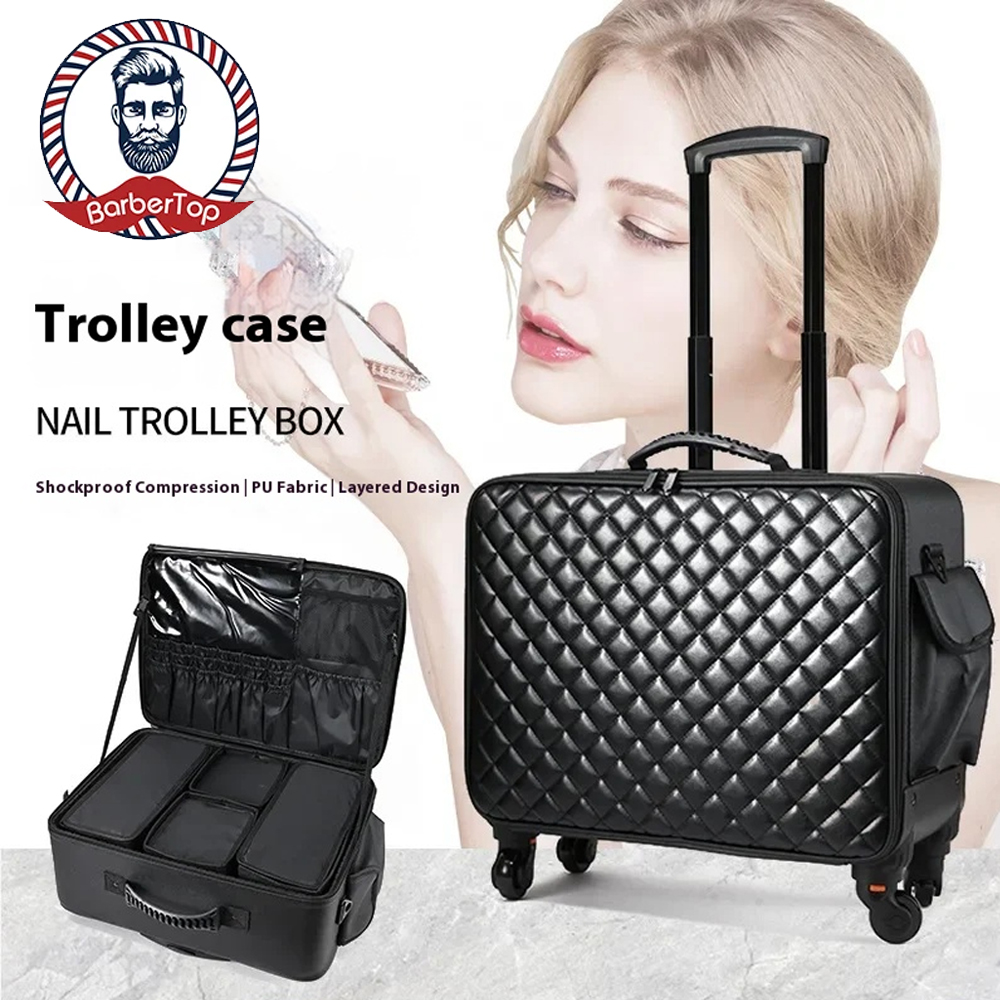 Travel Makeup Artist Bag Lugga - Home Barbershop review and price