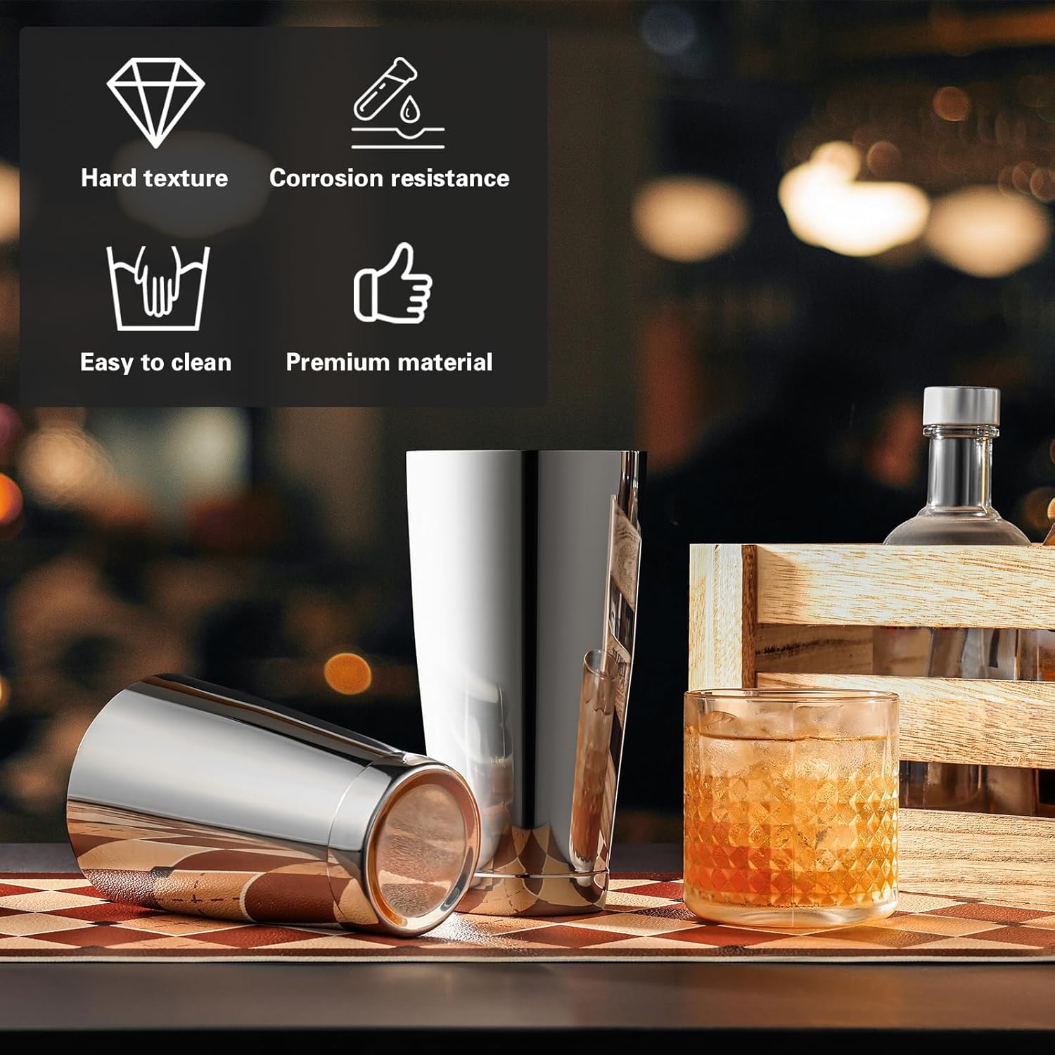 Boston Cocktail Shaker Set 18  - Boston Shaker Set review and price