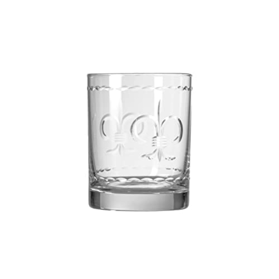 Fleur De Lis Double Old Fashio - Old Fashioned Glass review and price