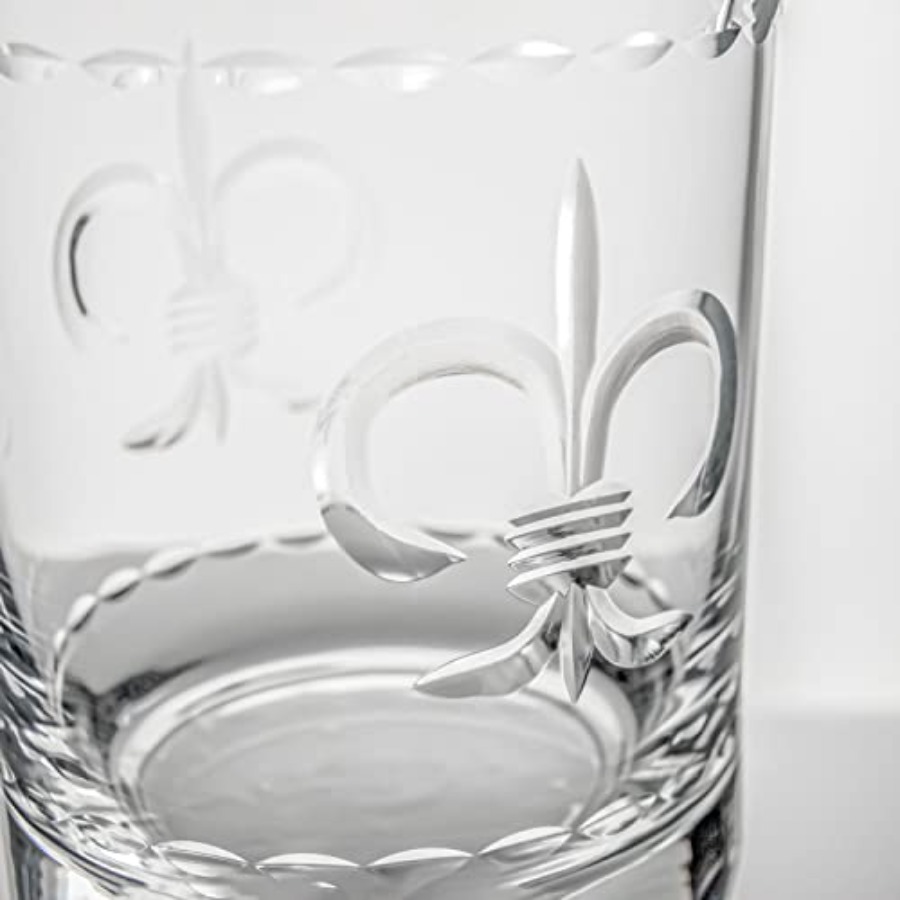 Fleur De Lis Double Old Fashio - Old Fashioned Glass review and price