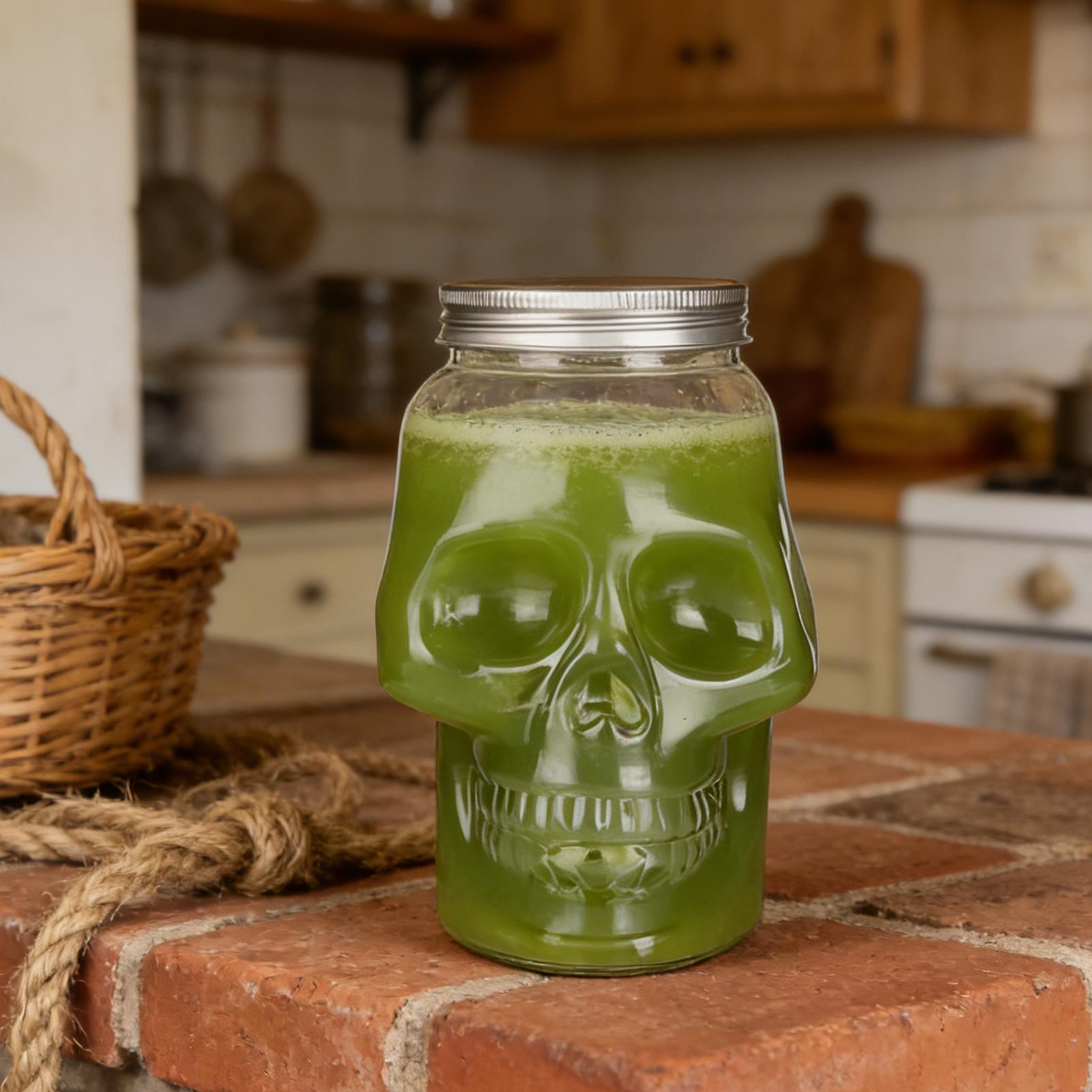 Skull Jars With Lid 500ml/800m - Home Bar Setup review and price
