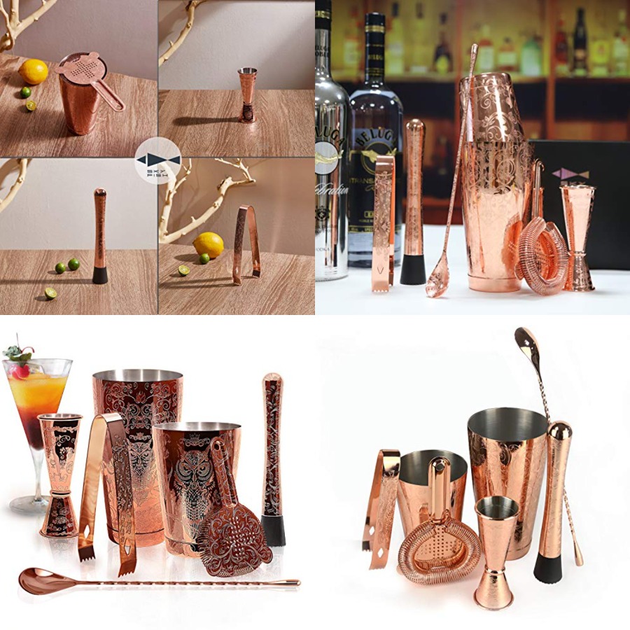 Sky Fish Bartender Kit Cocktai - Boston Shaker Set review and price