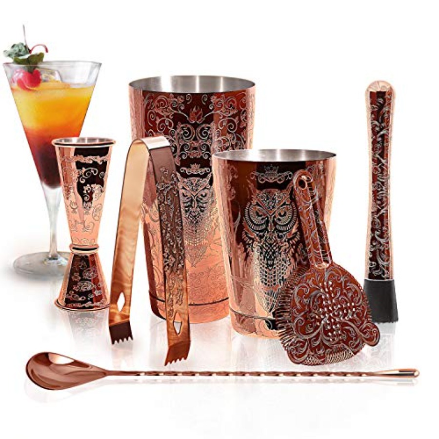 Sky Fish Bartender Kit Cocktai - Boston Shaker Set review and price