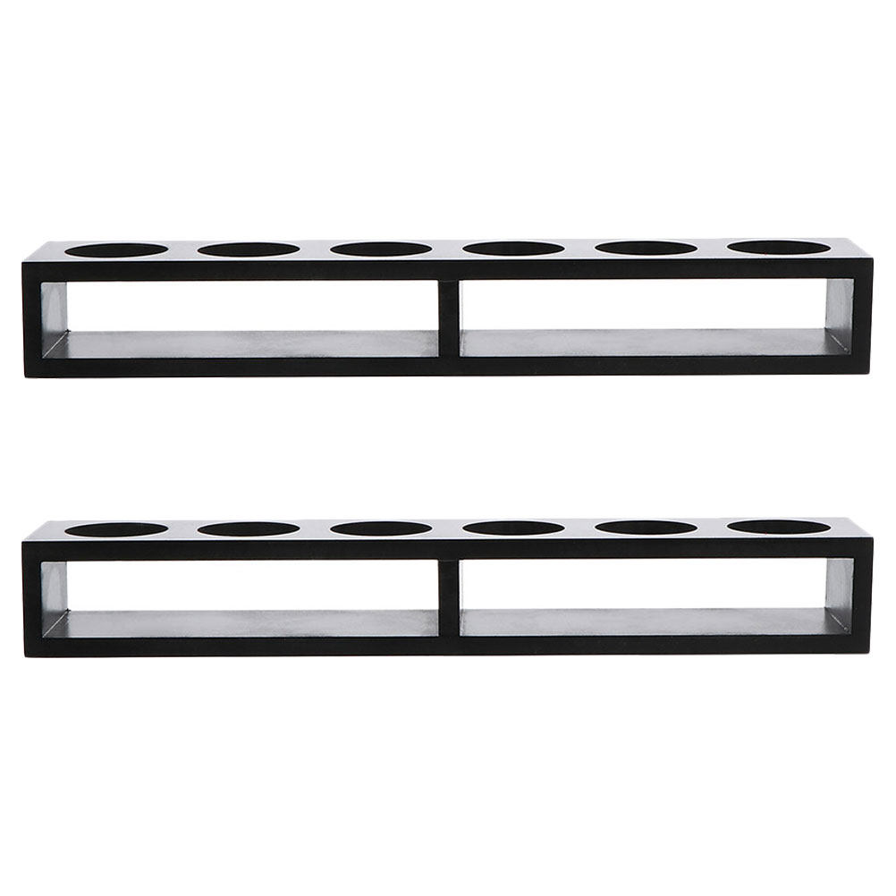 2Pcs Shot Glasses Rack Wooden  - Home Bar Stand review and price