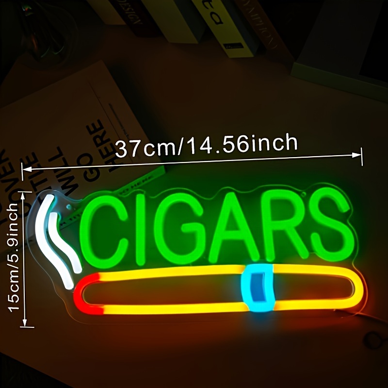 Cigar Shop Neon Sign, For Home - Home Bar Lounge review and price