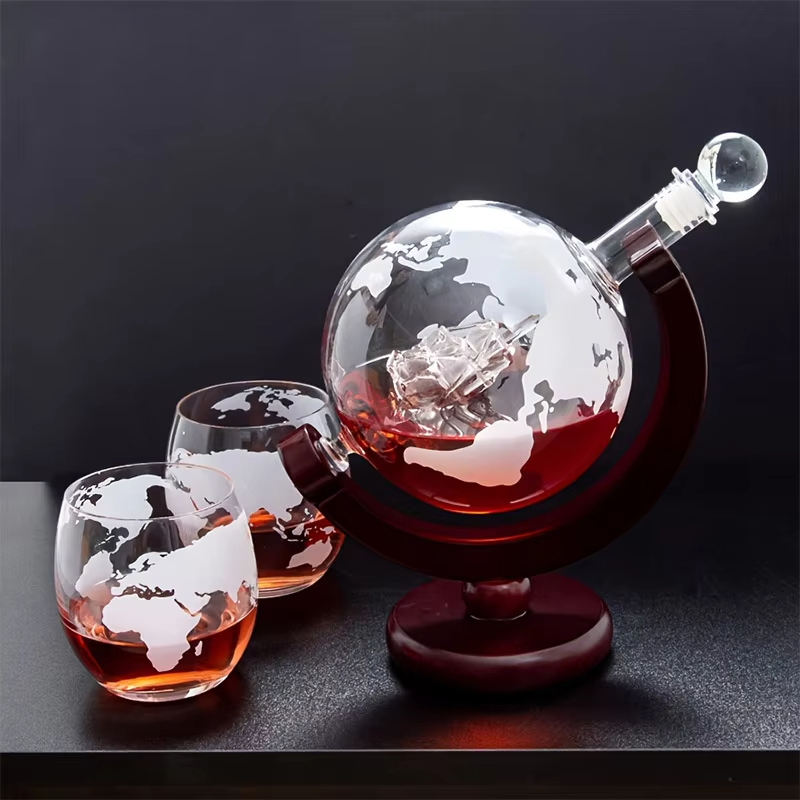 850ML Creative Globe Decanter  - Decanter Globe Set review and price