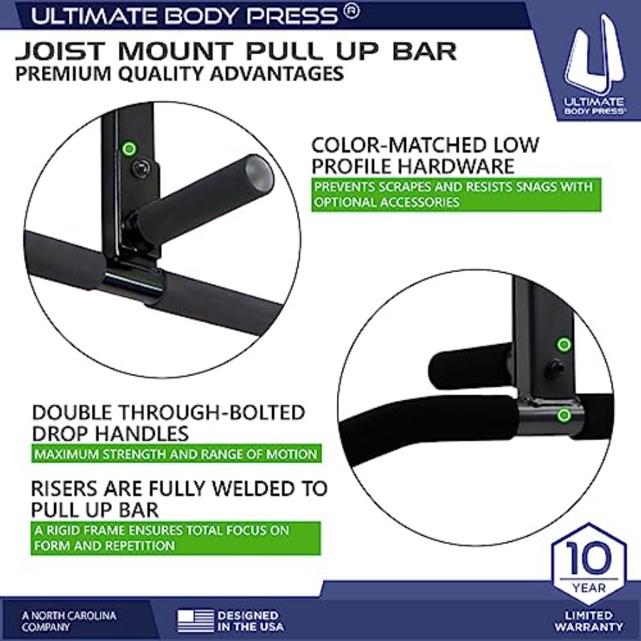 Joist Mount Pull Up Bar for Ho - Home Bar And Gym review and price
