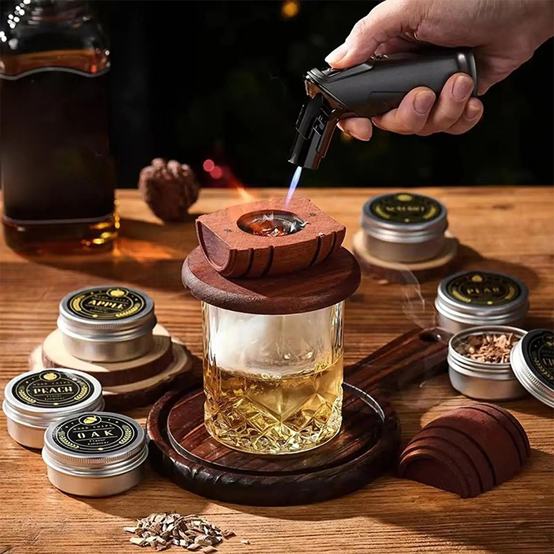 Wooden Cocktail Smoker Kit Smo - Smoking Gun Kit review and price
