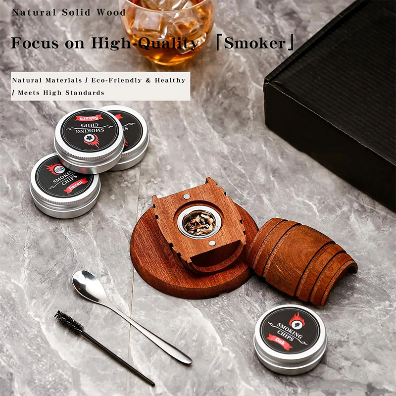 Wooden Cocktail Smoker Kit Smo - Smoking Gun Kit review and price