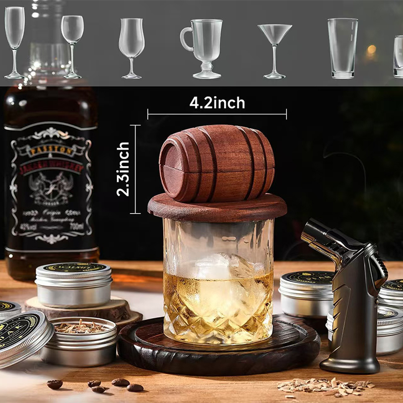 Wooden Cocktail Smoker Kit Smo - Smoking Gun Kit review and price