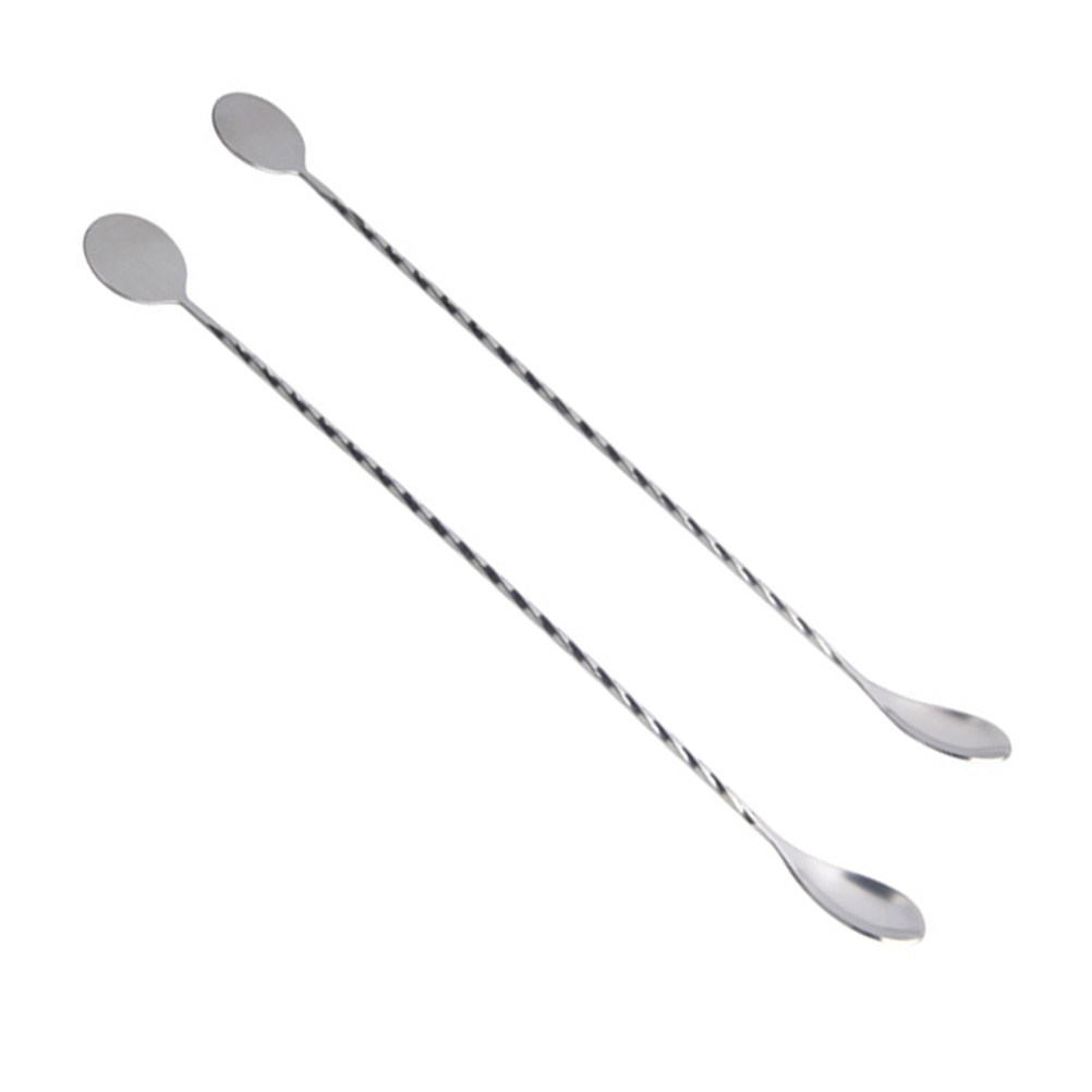 2Pcs Stainless Steel Cocktail  - Bar Spoon Twisted review and price