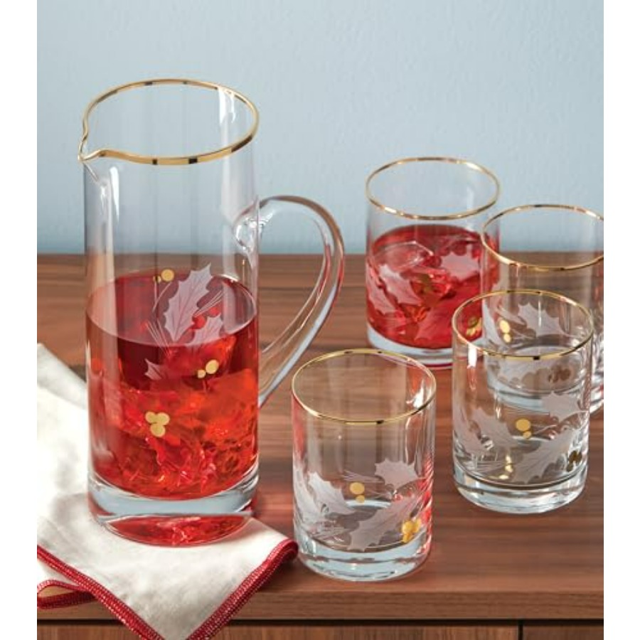 886861 Holiday Gold 4Piece Dou - Old Fashioned Glass review and price