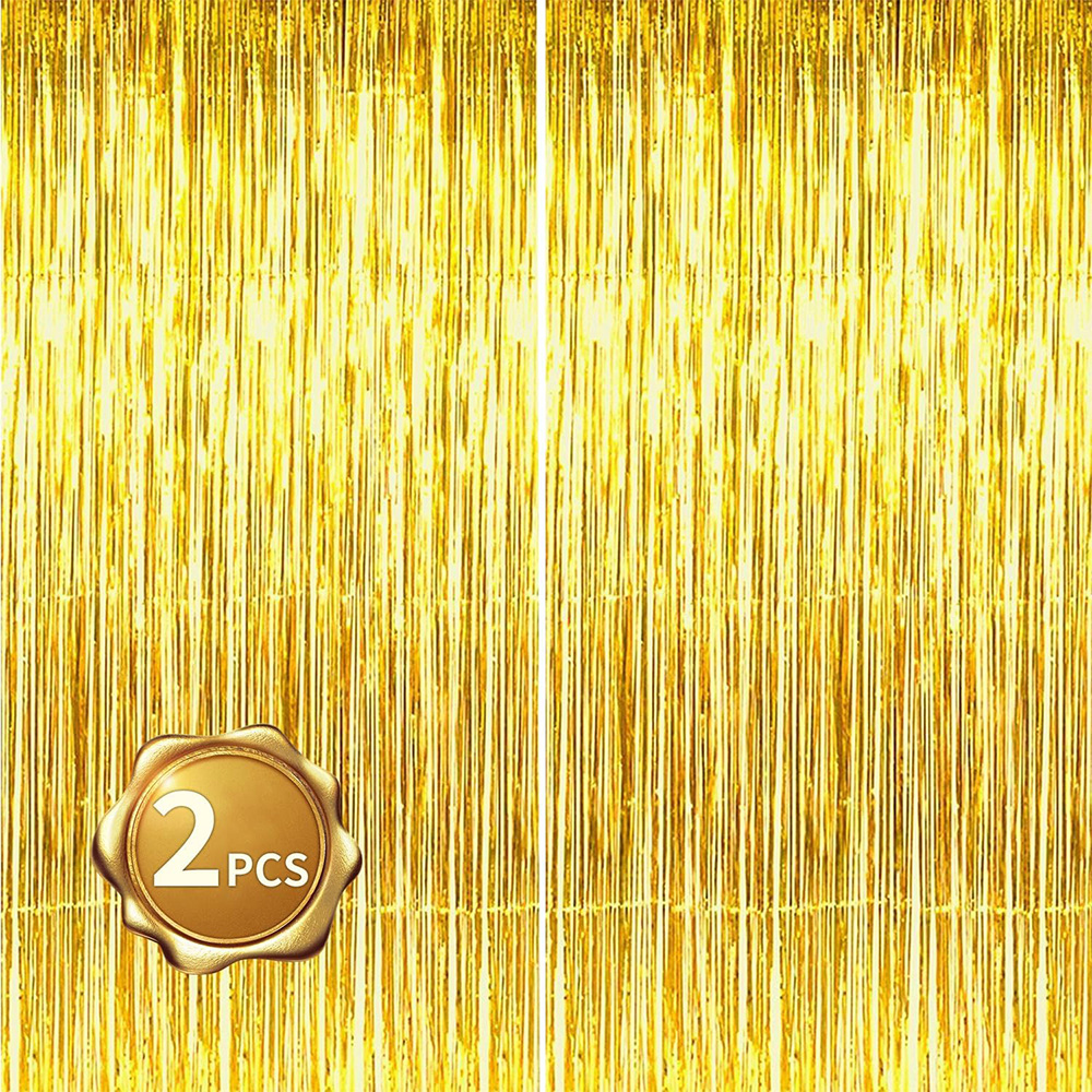 2Pack Gold Metallic Foil Tinse - Home Bargains review and price