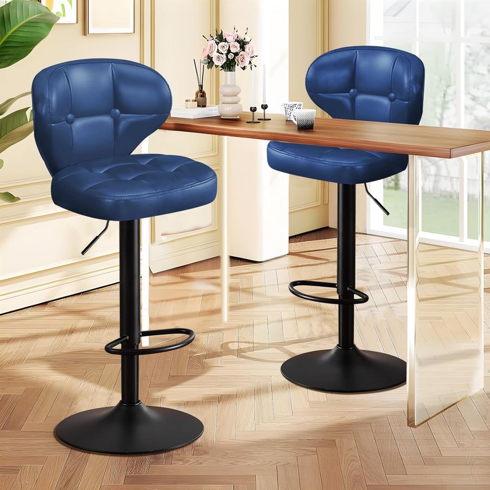 Set of 6 Adjustable Swivel Bar - Home Bar Stools review and price