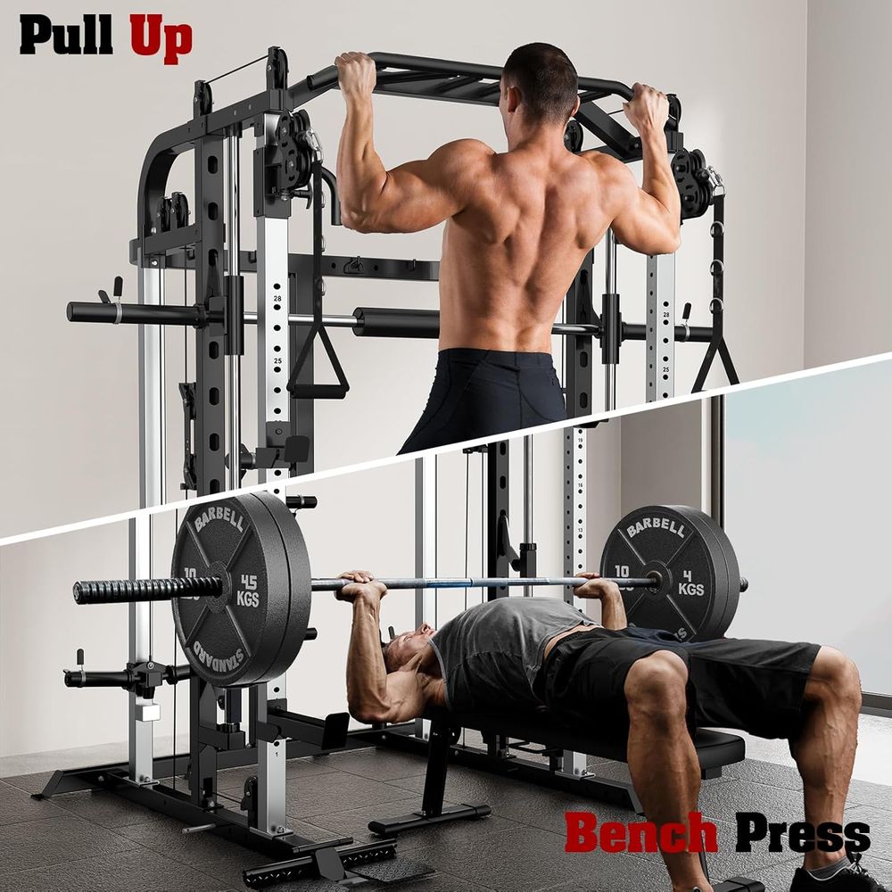 Versatile Power Cage with Adju - Home Bar And Gym review and price