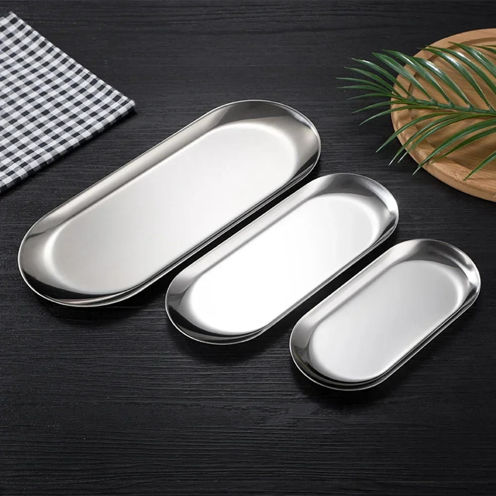 Stainless Steel Tray Oval Tray - Garnish Tray Set review and price
