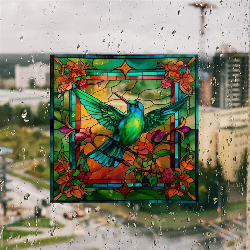 Retro Colorful Stained Humming - Old Fashioned Glass review and price