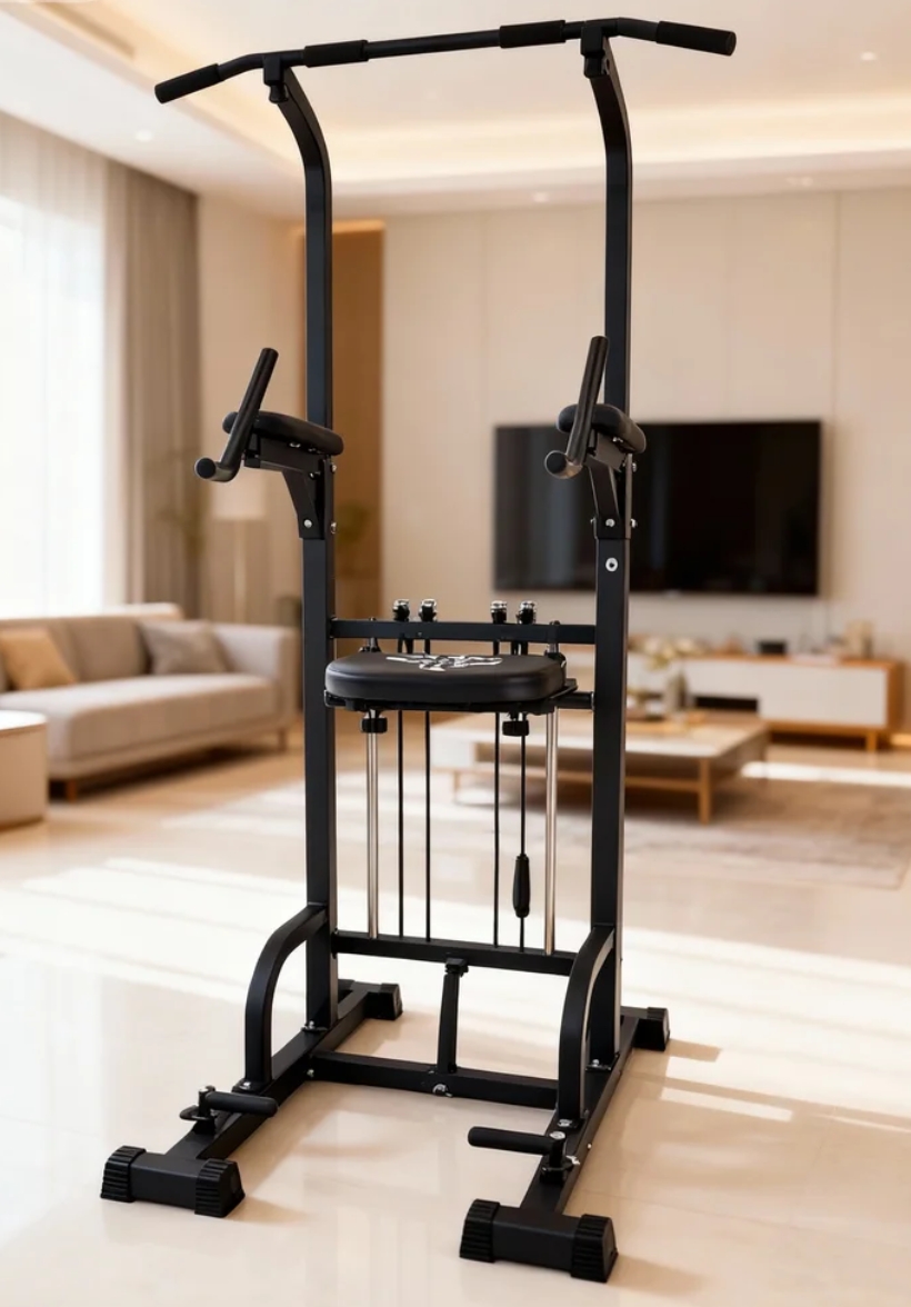 Power Tower Pull-Up Dip Statio - Home Bar Setup review and price