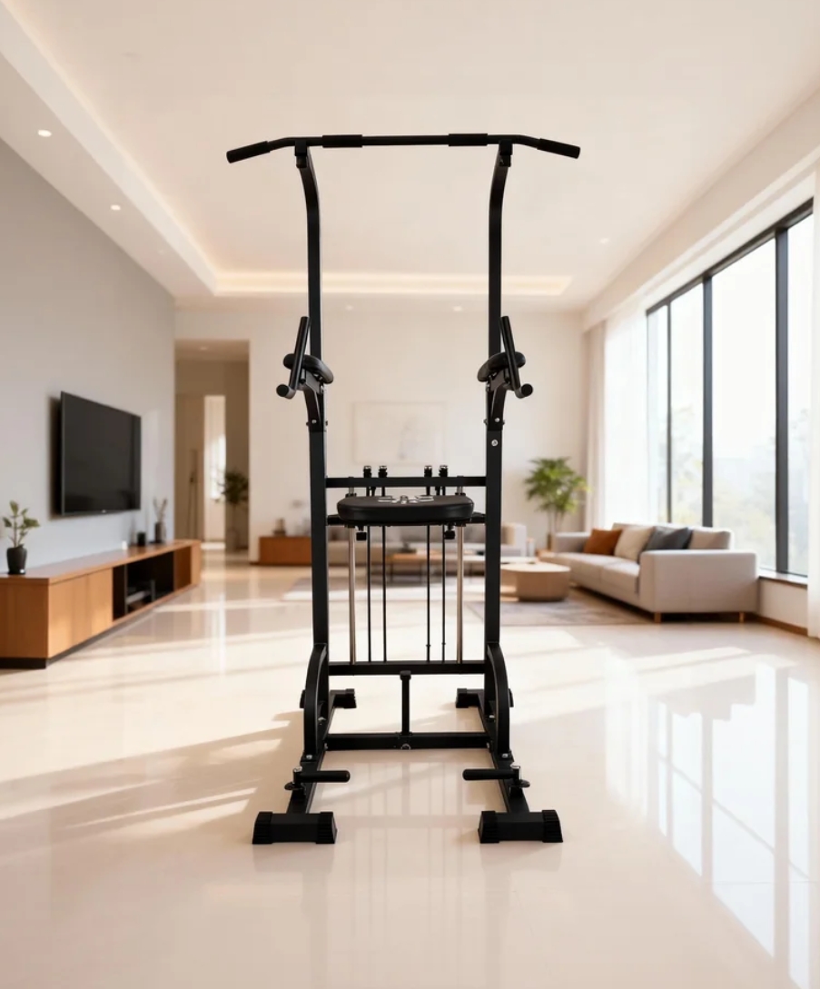 Power Tower Pull-Up Dip Statio - Home Bar Setup review and price