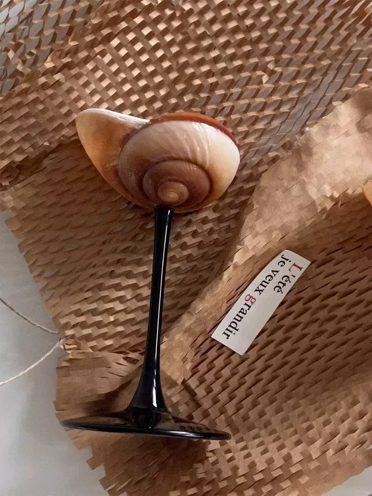 Natural Conch Wine Glass Bar a - Home Bar Setup review and price