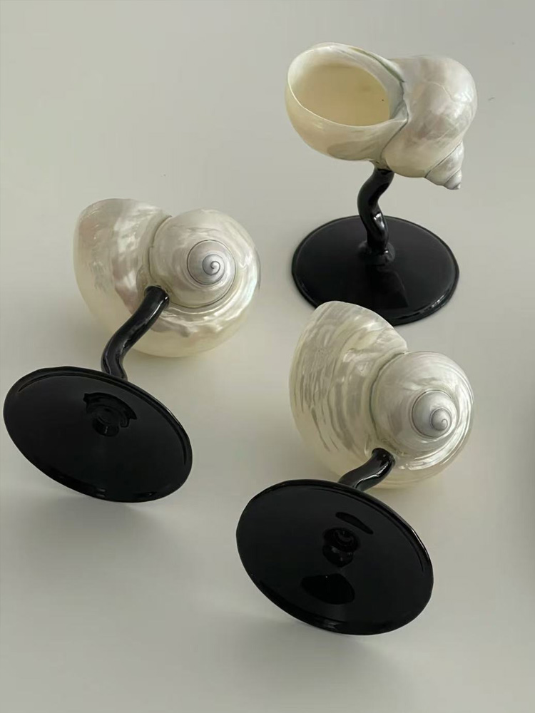 Natural Conch Wine Glass Bar a - Home Bar Setup review and price