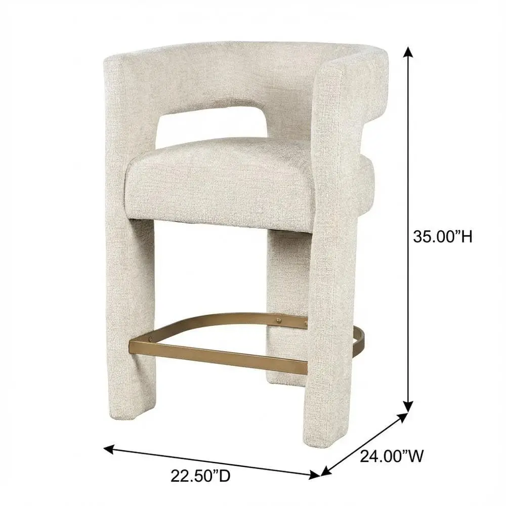 Gwen Natural Upholstered Count - Home Bar Seating review and price