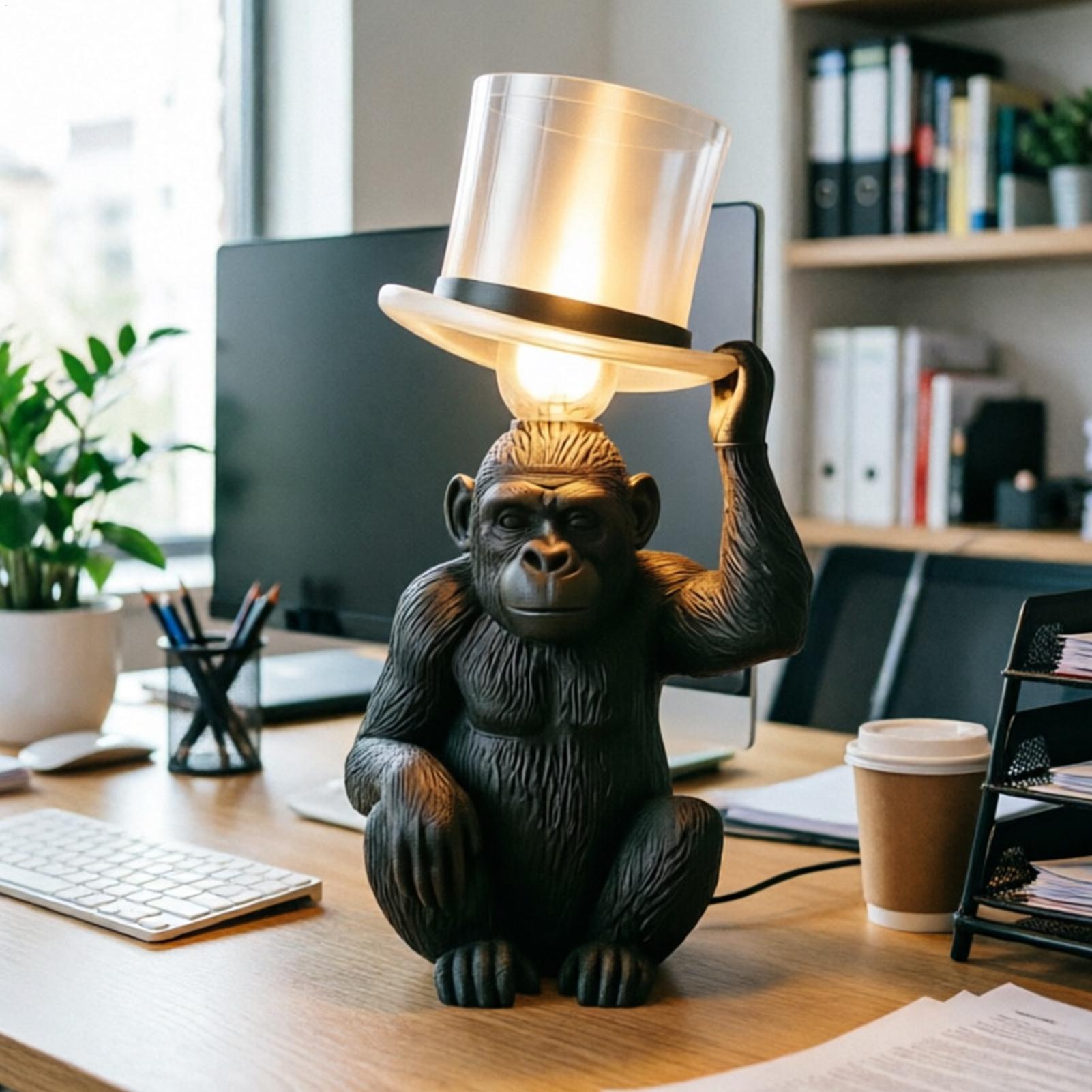 Monkey Lamp Top Hat Monkey Res - Home Bar Setup review and price