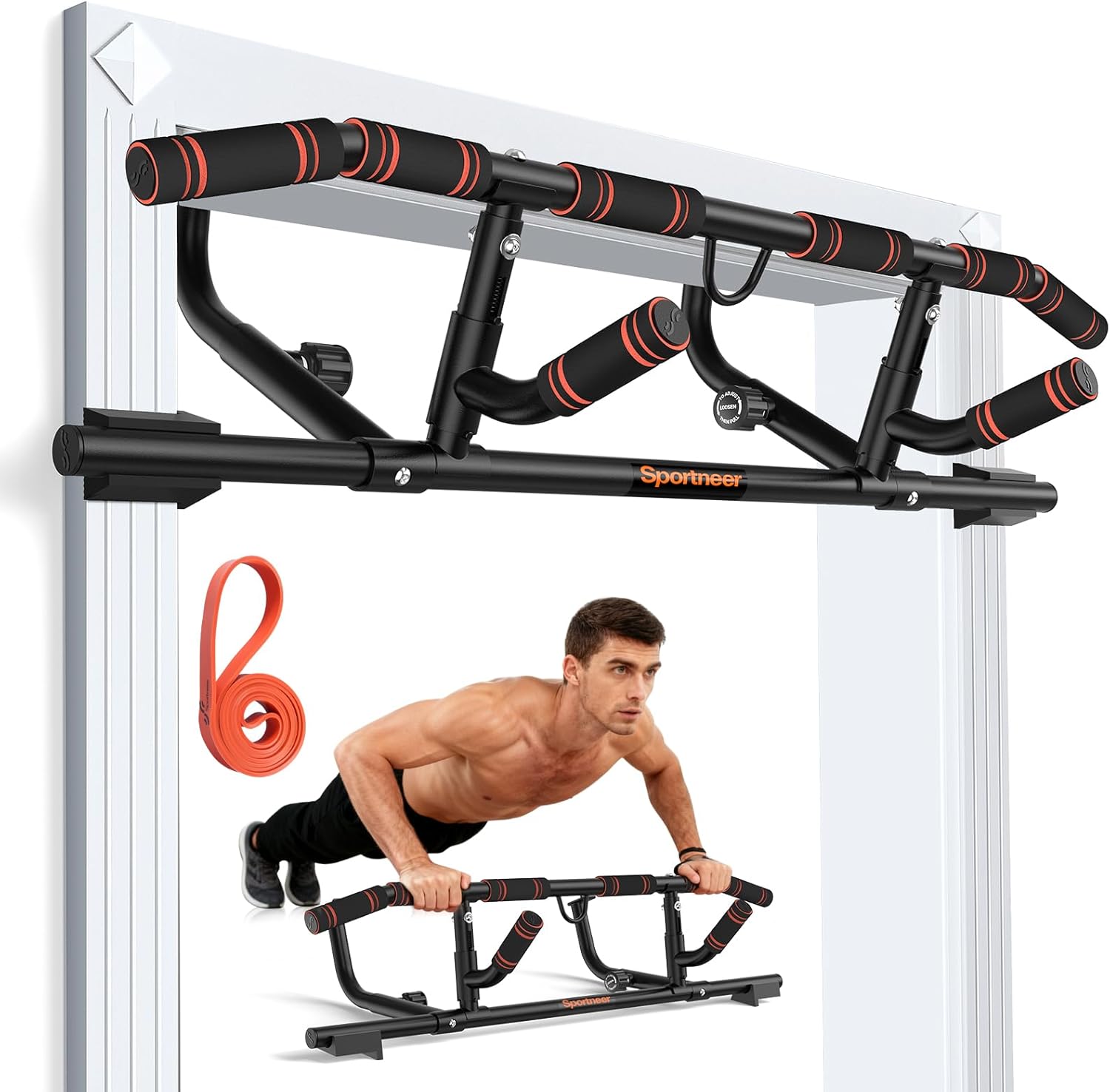 Door Pull Up Bar for Doorway w - Home Bar And Gym review and price