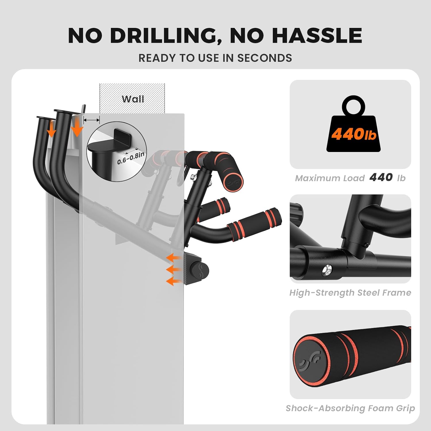 Door Pull Up Bar for Doorway w - Home Bar And Gym review and price