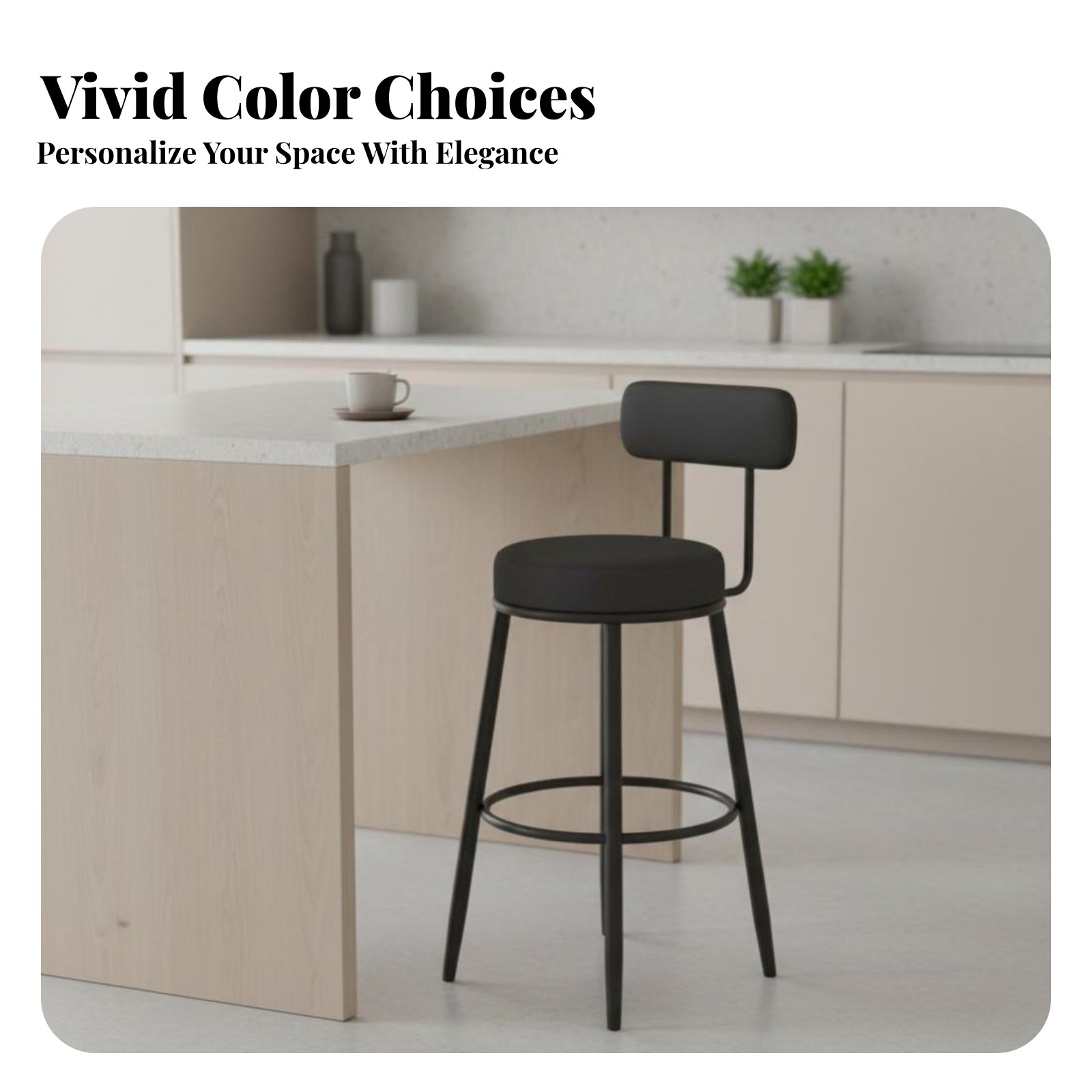 Upholstered Stool with Low Rea - Home Bar Seating review and price