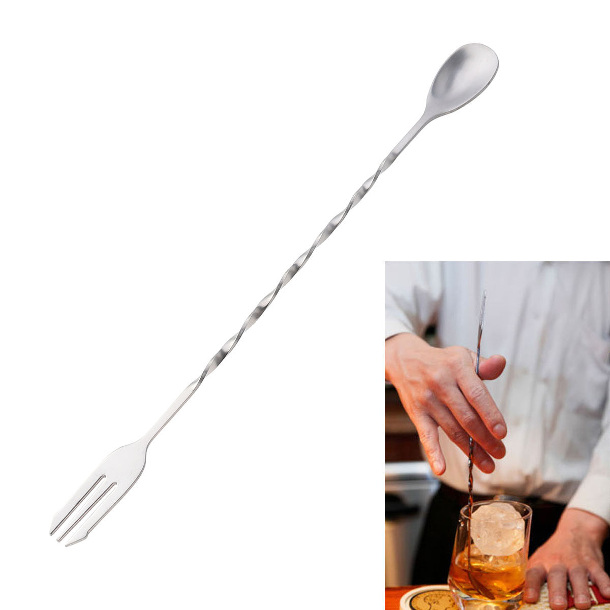 Professional 304 Stainless Ste - Bar Spoon Twisted review and price