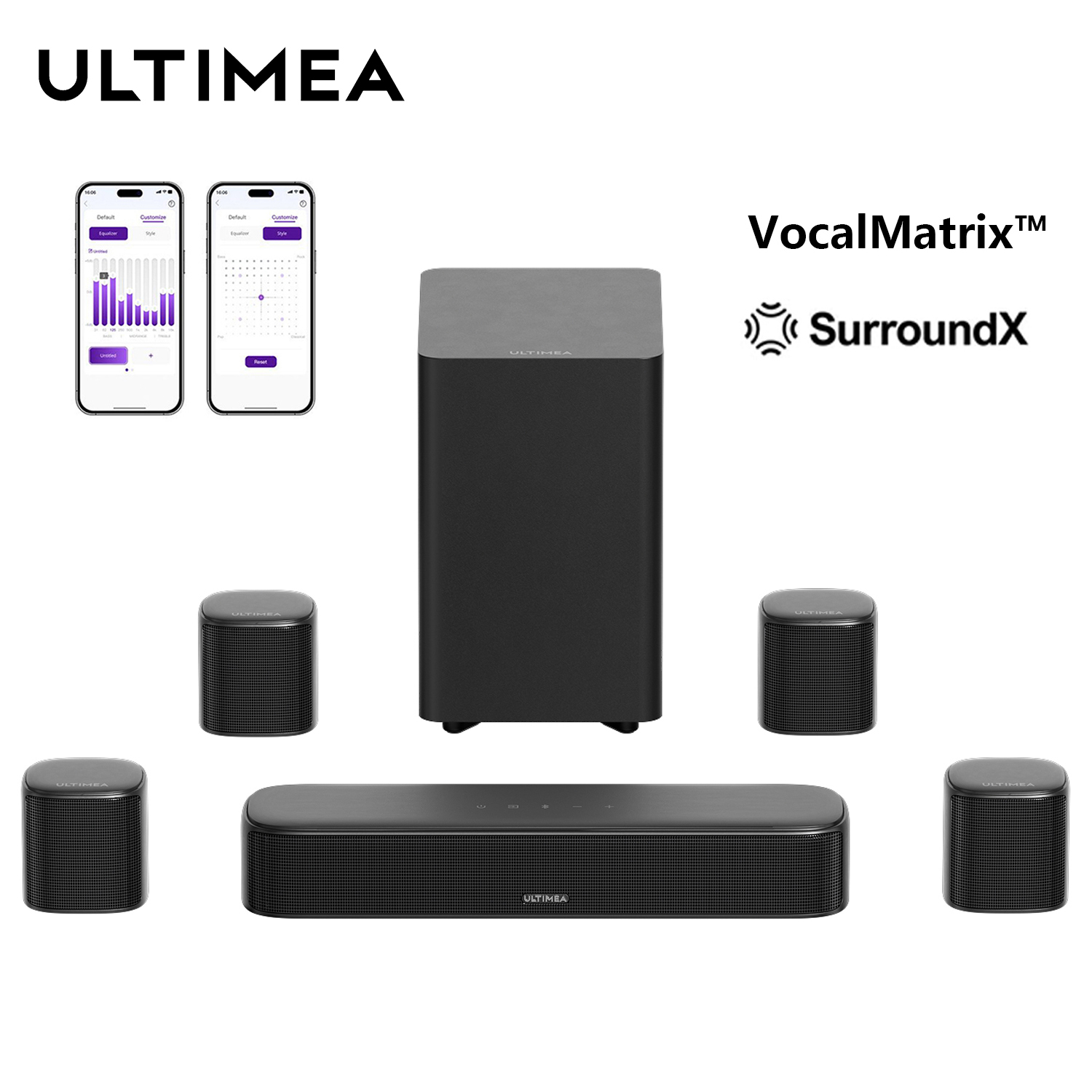 ULTIMEA 7.1ch Sound Bar with S - Home Bar And Theater review and price