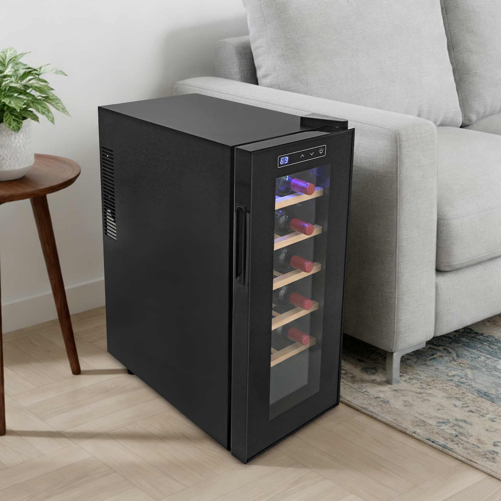 12 Bottle Wine Fridge, Freesta - Home Bar And Fridge review and price