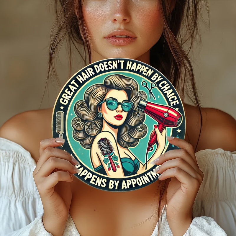 1pc Retro Hair Care Metal Alum - Home Barbershop review and price