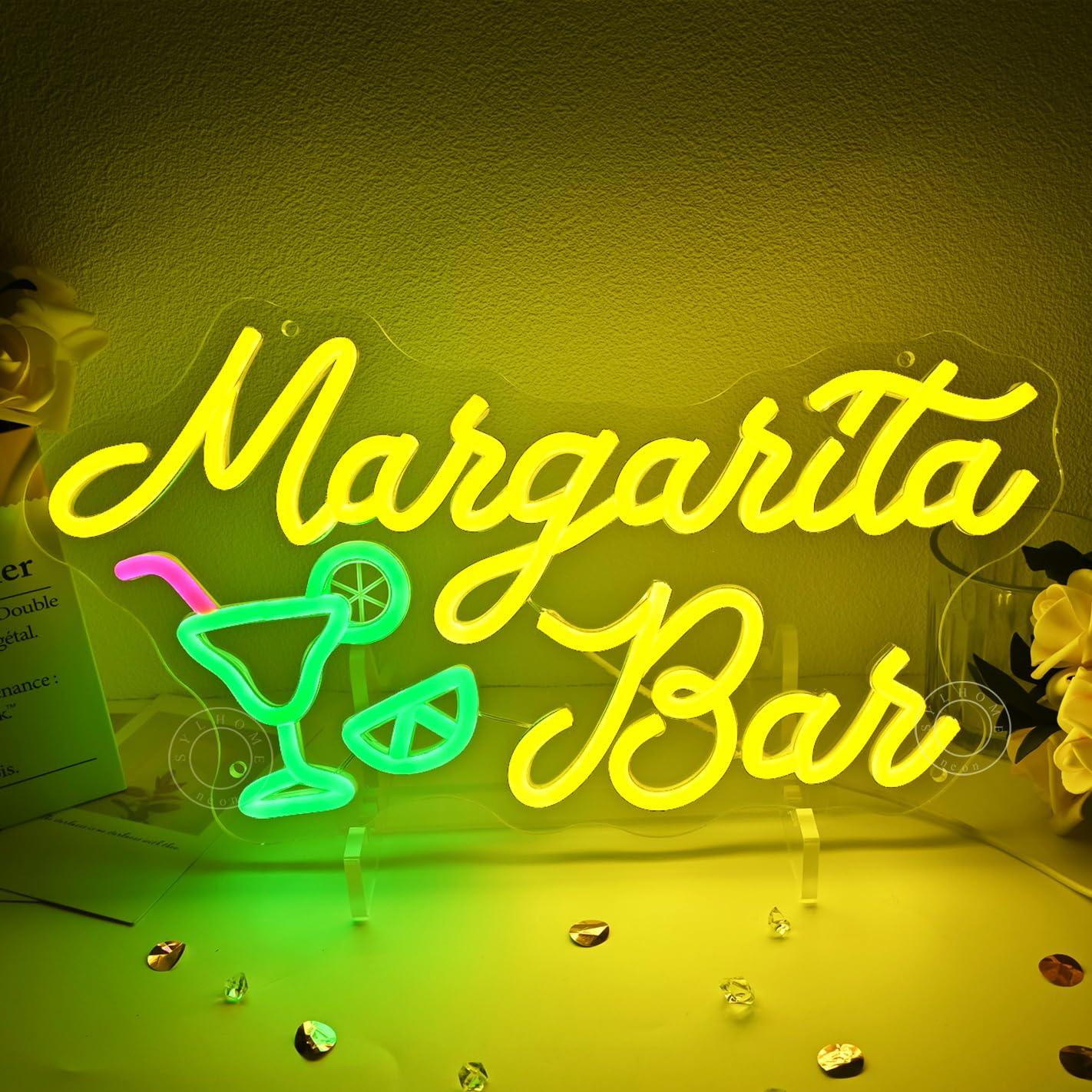 Margarita Bar Neon Sign Dimmab - Home Bar And Kitchen review and price