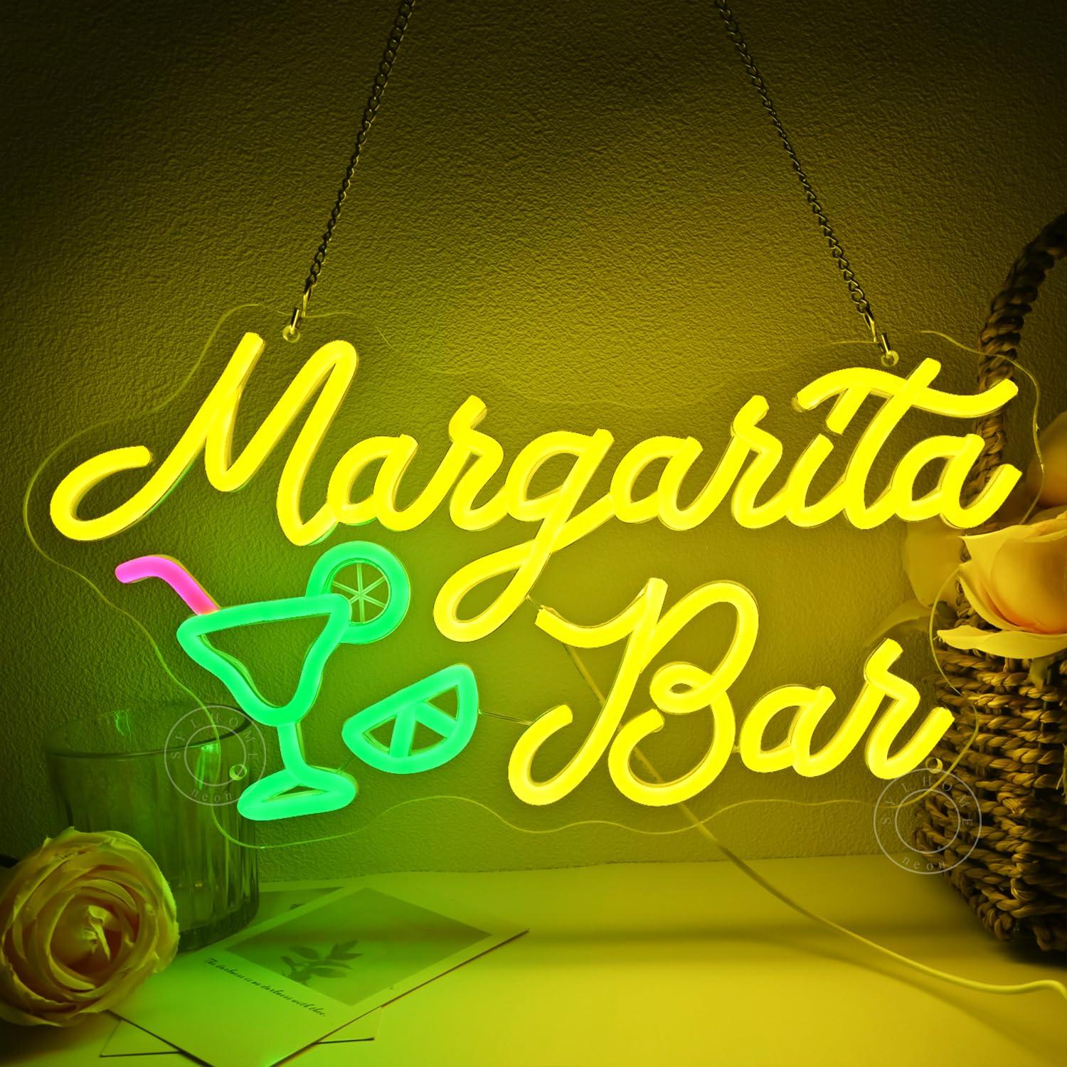 Margarita Bar Neon Sign Dimmab - Home Bar And Kitchen review and price