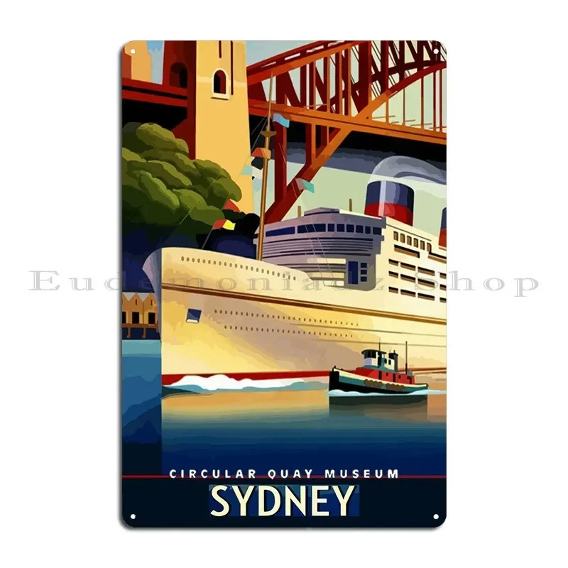 Travel To Sydney Metal Sign Cl - Home Bar Sydney review and price