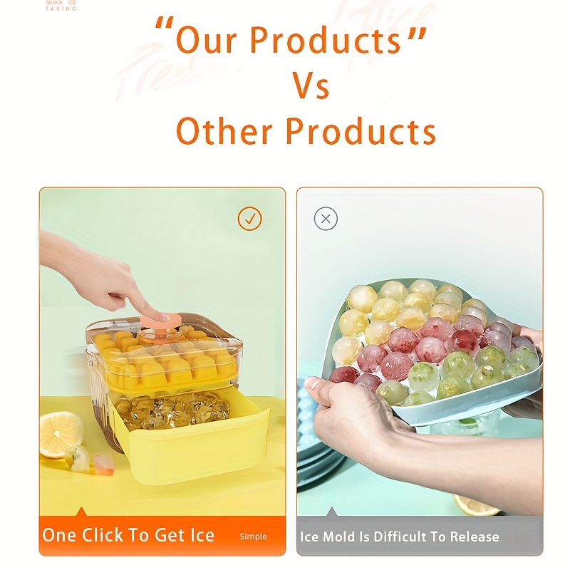 48 Cells Ice Cube Tray Easy Co - Home Bar And Fridge review and price