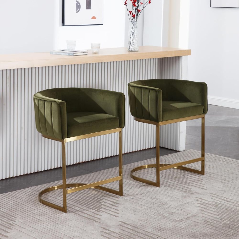 24 Velvet Upholstered Counter  - Home Bar Stools review and price