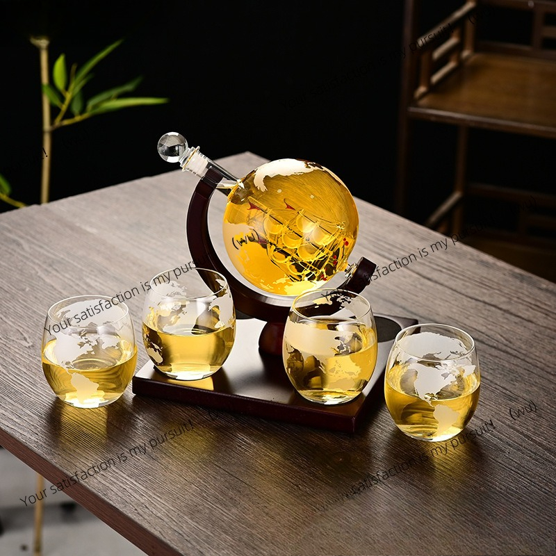 Creative Whiskey Glass Bottle  - Decanter Globe Set review and price