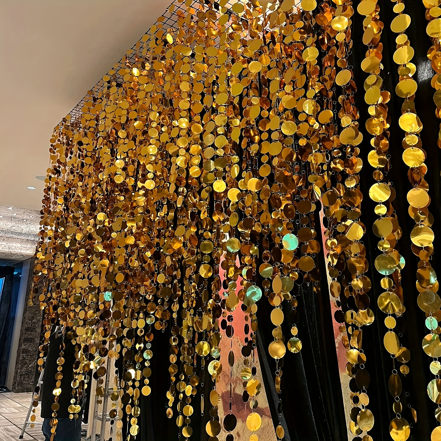 5PCS Circular Sequin Curtain H - Home Bargains review and price