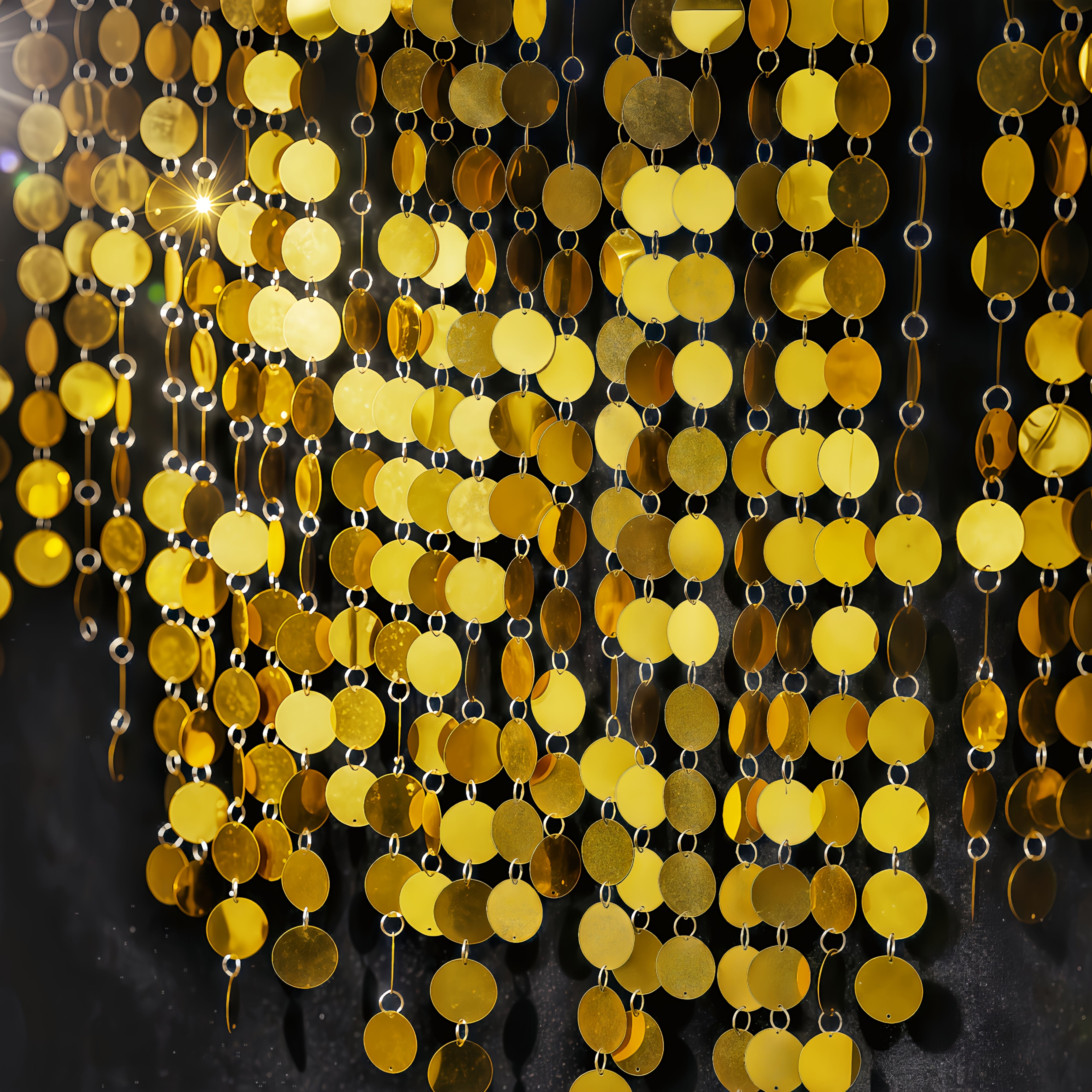5PCS Circular Sequin Curtain H - Home Bargains review and price