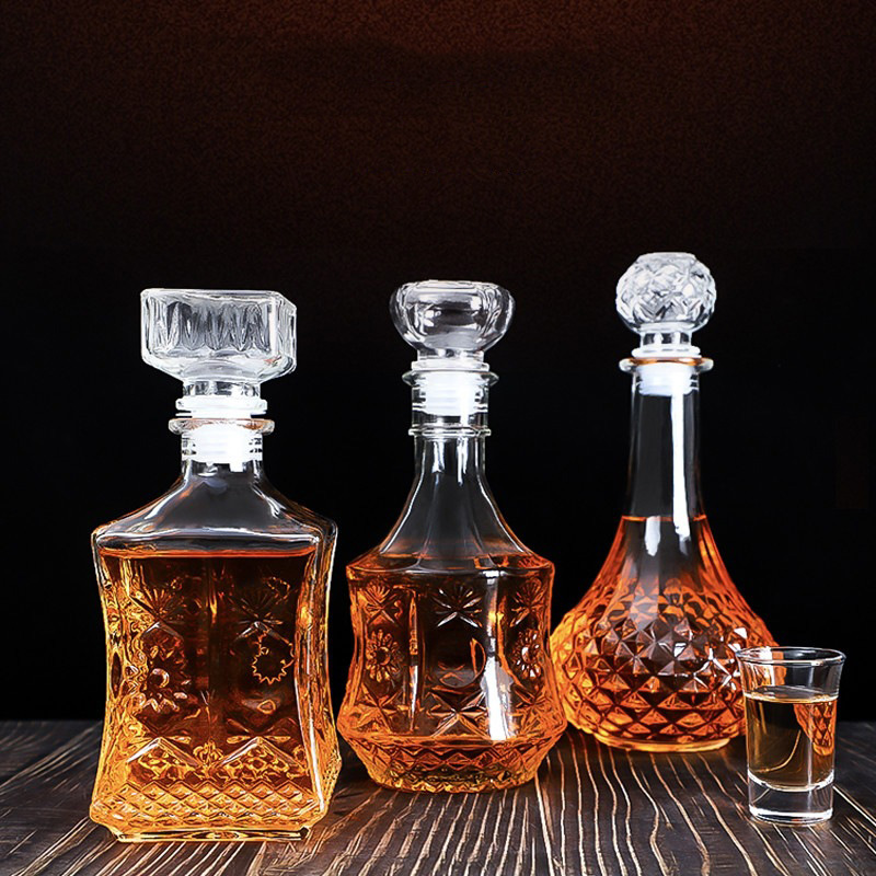Luxury 500ML/1000ML Glass Liqu - Decanter Globe Set review and price