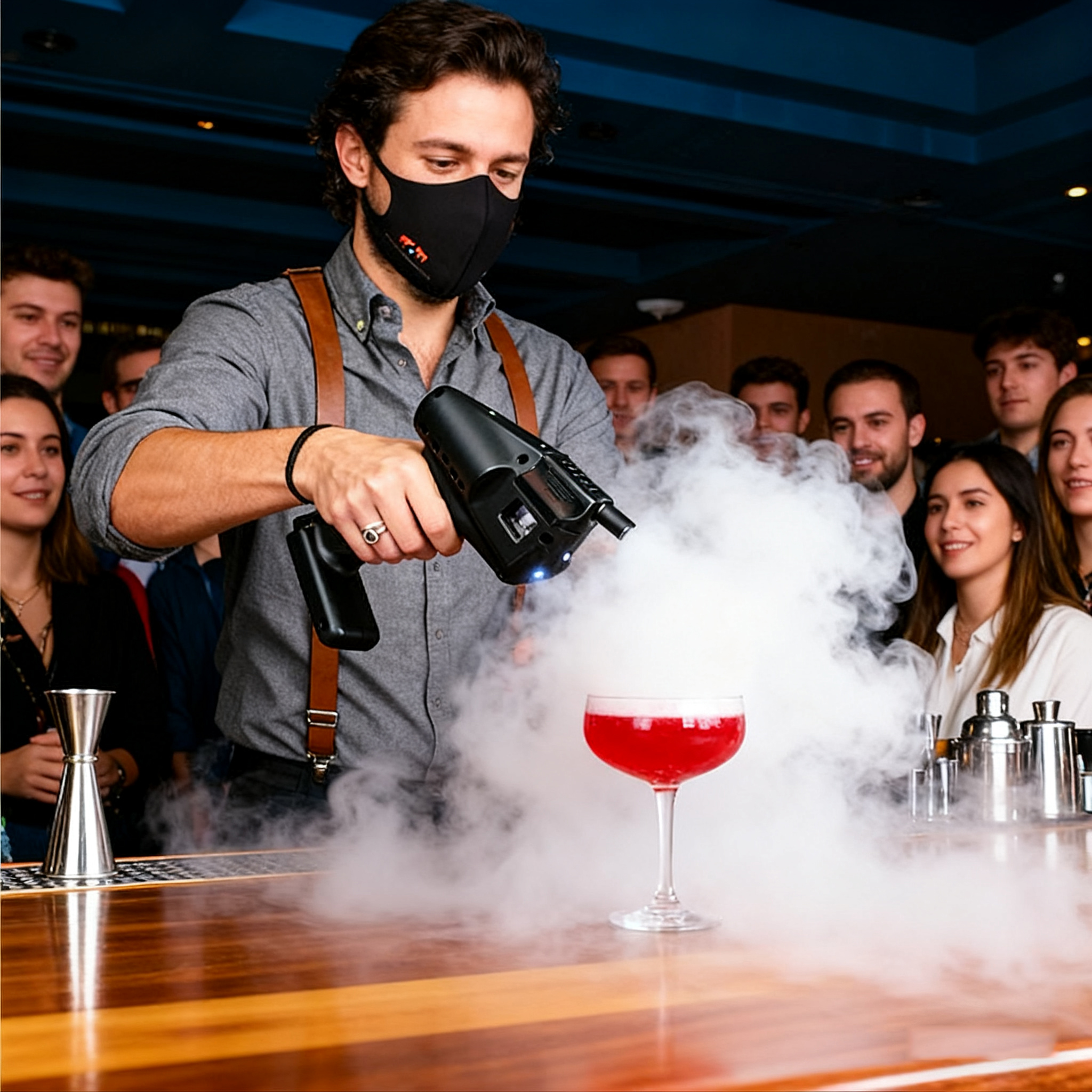 Cocktail Smoke Bubble Gun - US - Smoking Gun Kit review and price