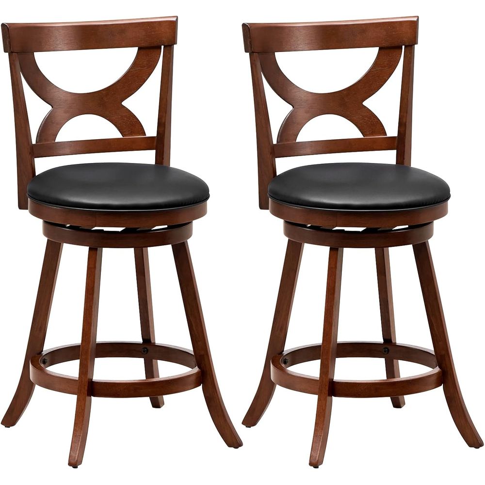Bar Stools Set o 2, 24'' 360-D - Home Bar Stools review and price